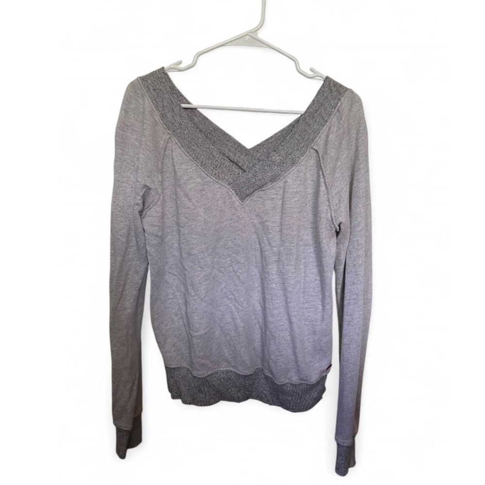 Women’s Philanthropy Grey V-Neck Sweater